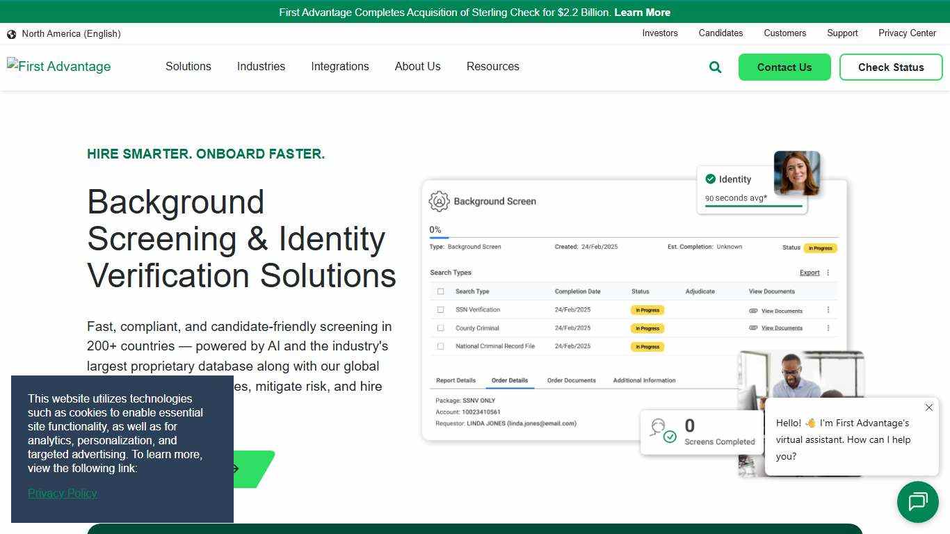 Global Background Checks & Screenings | First Advantage